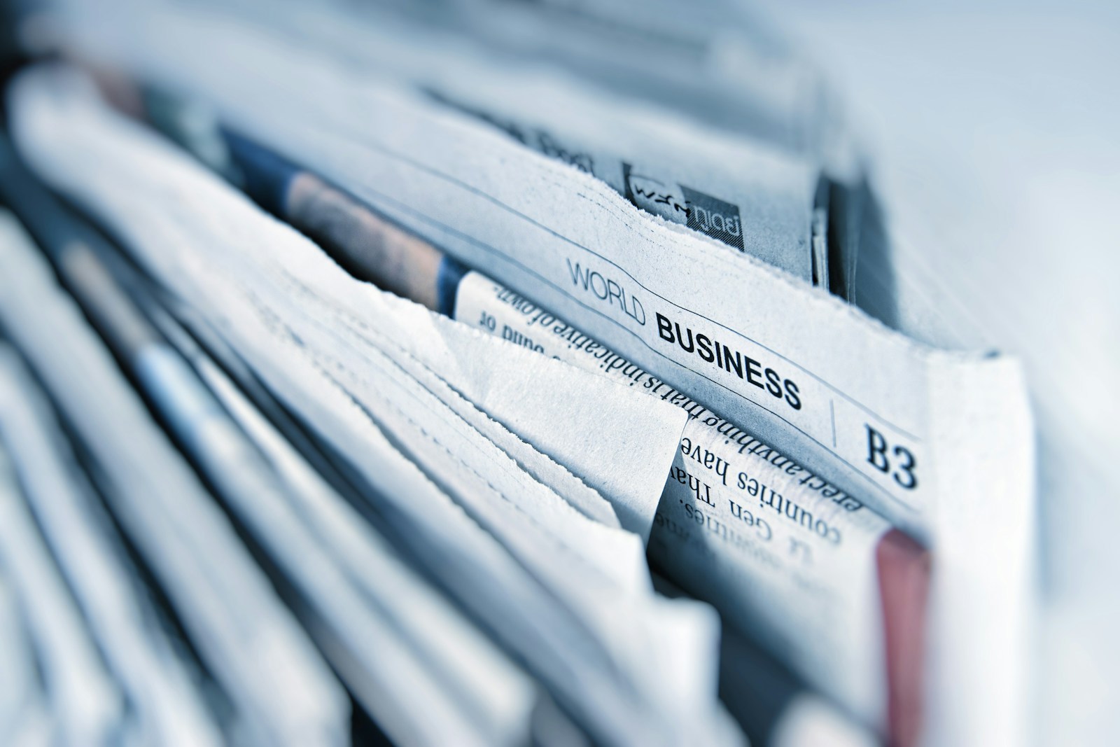 Newspapers representing news and updates